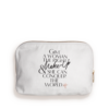 Borsa da trucco 1ST EDITION in tela con stampa a labbra