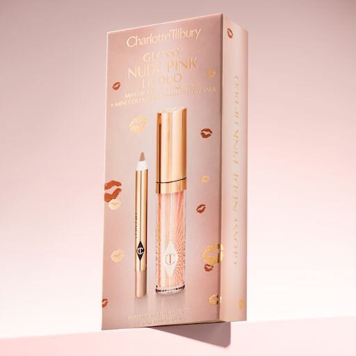 DUO DI ROSSETTI LUCIDI ROSA NUDE