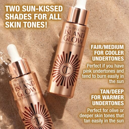 Beautiful Skin ISLAND GLOW EASY TANNING DROPS DA CHIARO A MEDIO