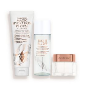 KIT DI CURA DELLA PELLE CLEANSE, TAKE IT ALL OFF & GLOW SET