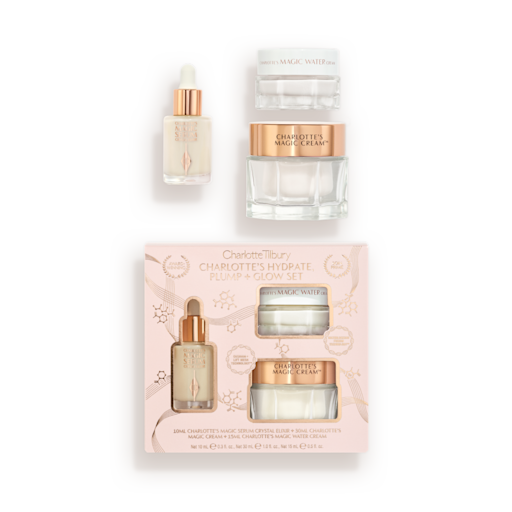 SET SKINCARE CHARLOTTE'S HYDRATE PLUMP & GLOW