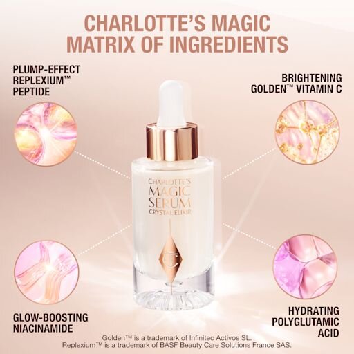 SET SKINCARE CHARLOTTE’S MAGIC CRYSTAL GLAZE PELLE