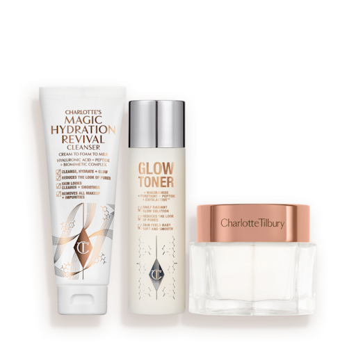 SET SKINCARE “MAGIC CLEANSE, TONE & GLOW” DI CHARLOTTE