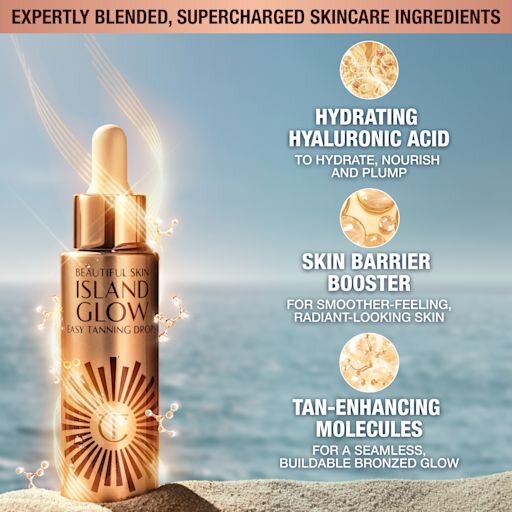 Beautiful Skin ISLAND GLOW EASY TANNING DROPS DA CHIARO A MEDIO