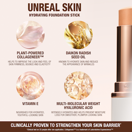 UNREAL SKIN SHEER GLOW TINT STICK FONDOTINTA IDRATANTE 9 TAN